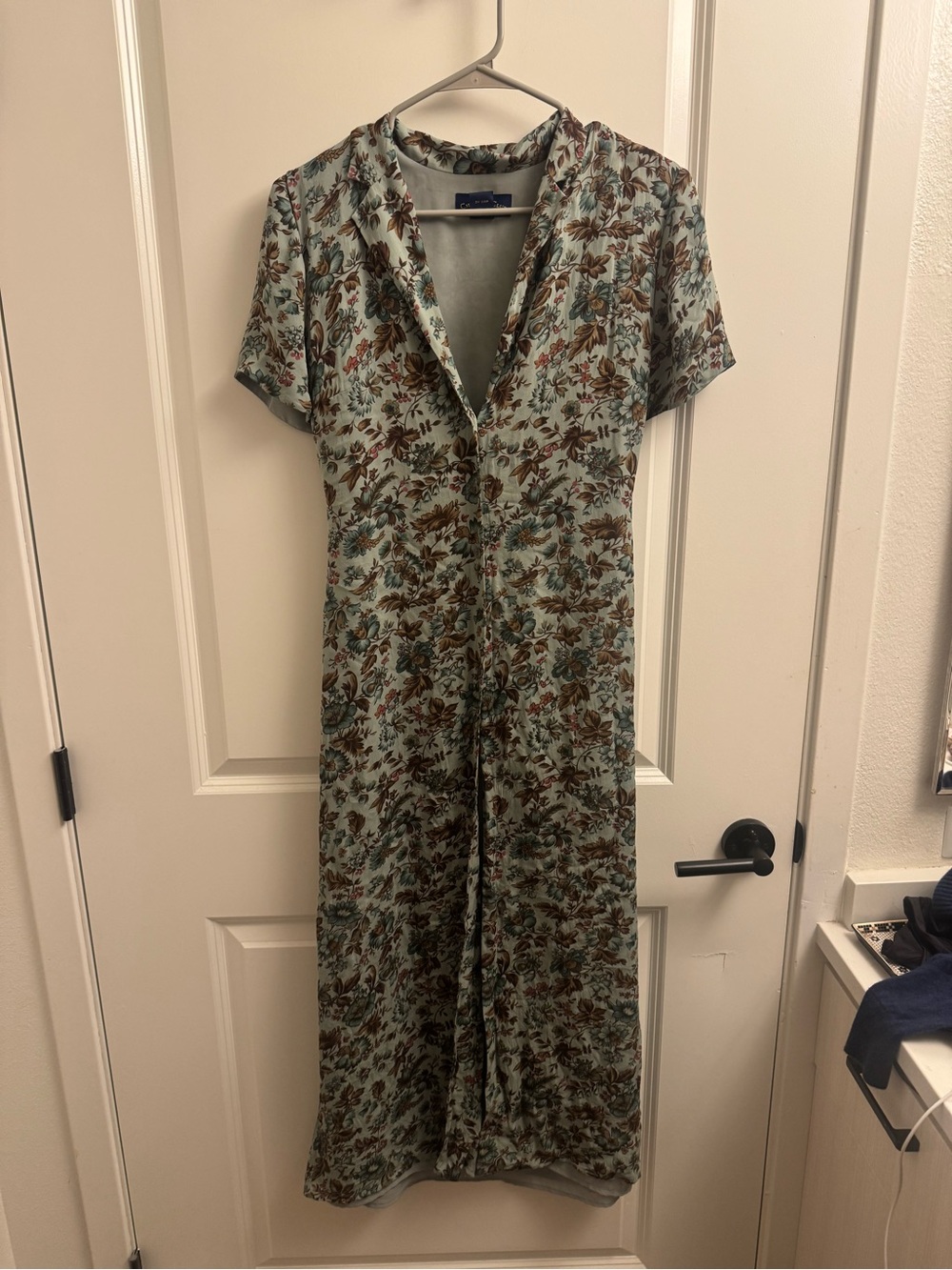 Charter Club Floral 100% Silk Dress Size 8